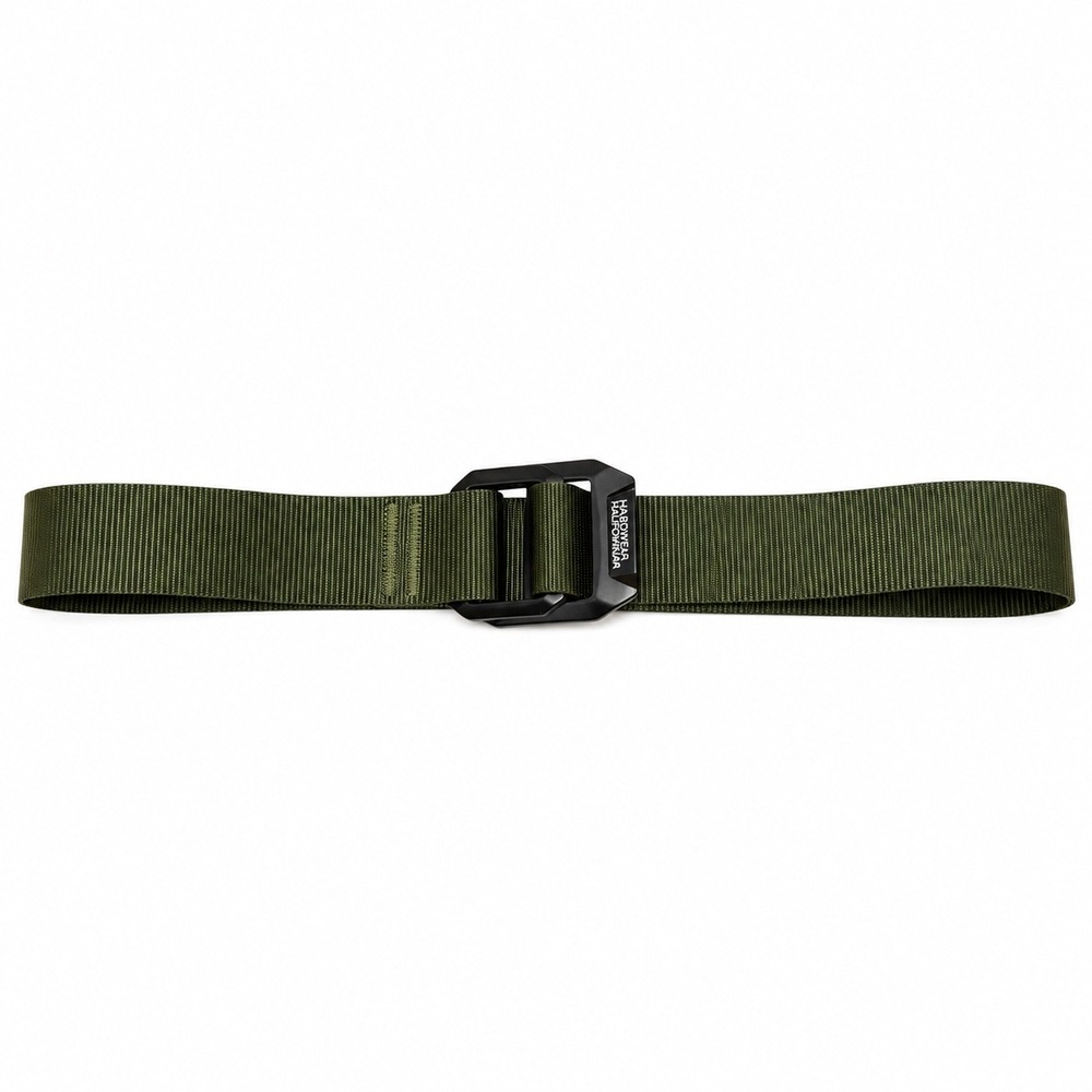 Mountain Hardwear Mens Belt Olive Green Nylon Gorpcore Hiking 43" Outdoor Gear